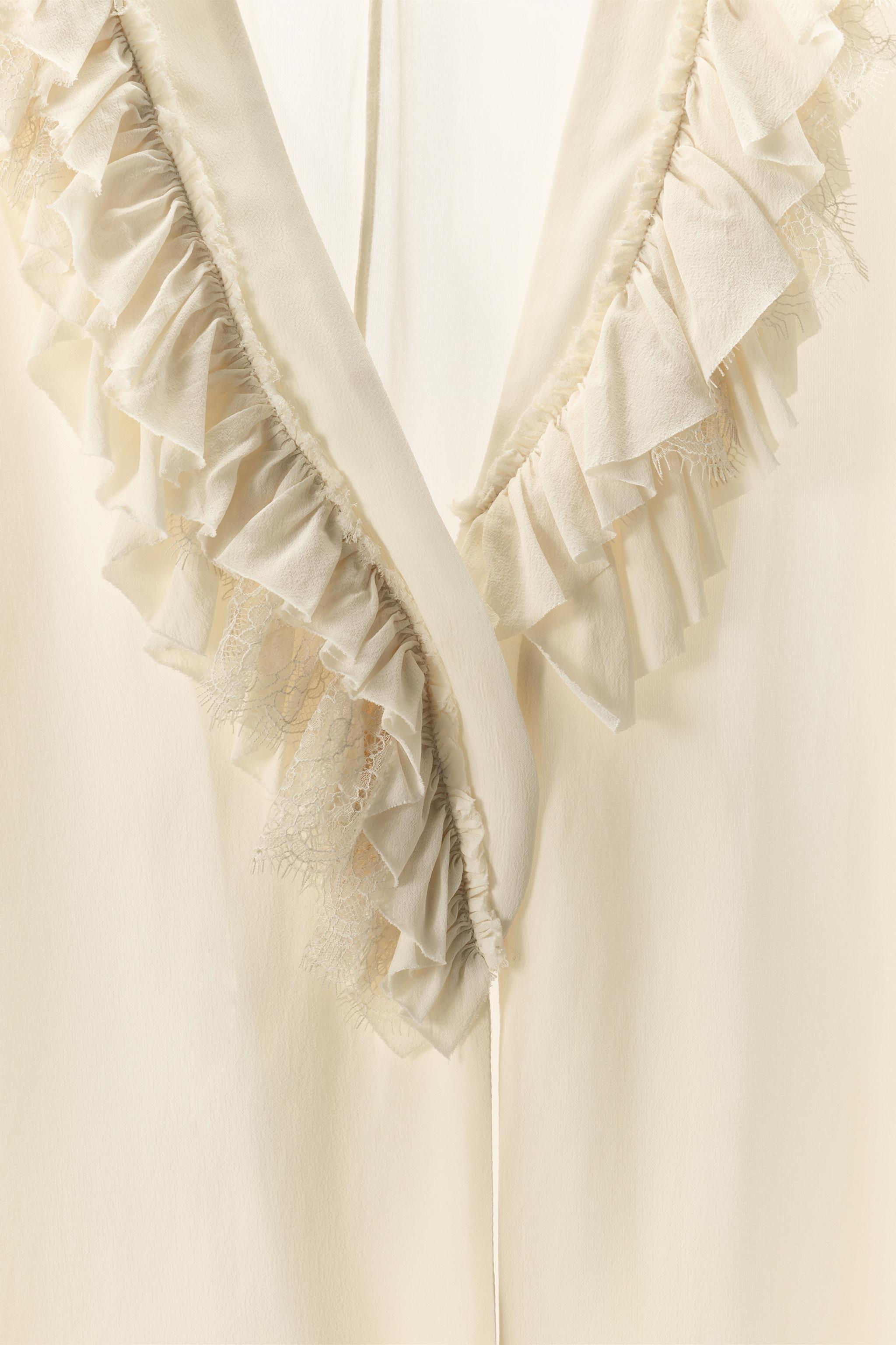 ZW COLLECTION LIMITED EDITION FLOWY RUFFLE SHIRT